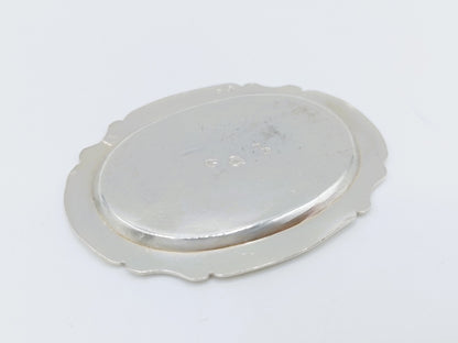 Miniatur-Serviertablett aus Silber, P. van Somerwil II, Amsterdam, 1765