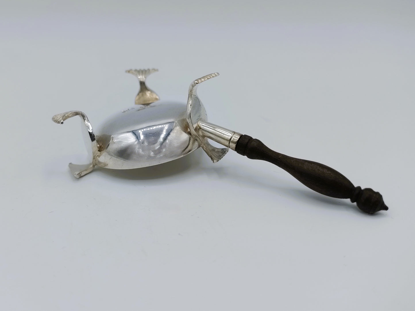 Zilveren miniatuur komfoor, W. van Strant, Amsterdam, 1735