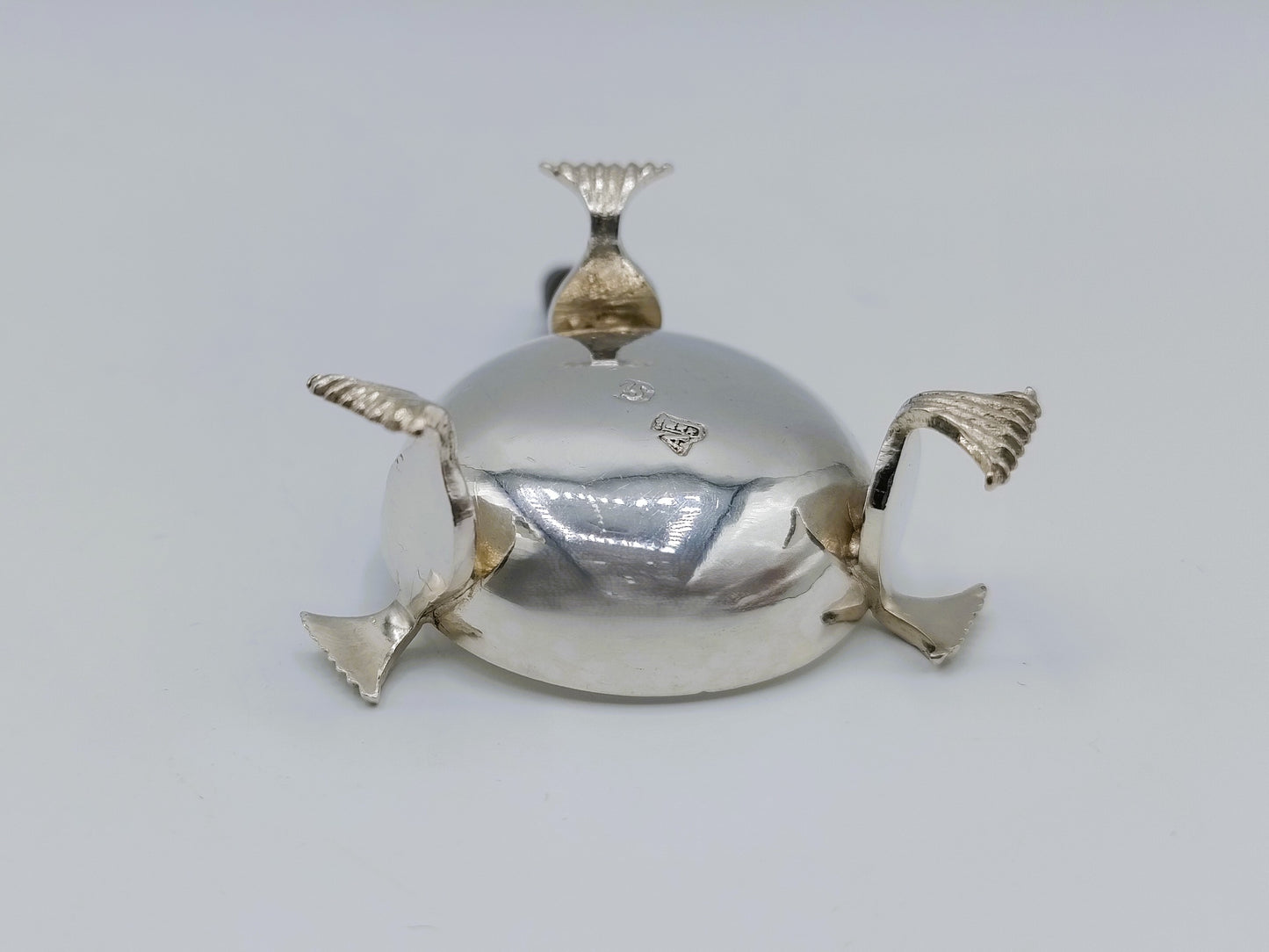 Zilveren miniatuur komfoor, W. van Strant, Amsterdam, 1735
