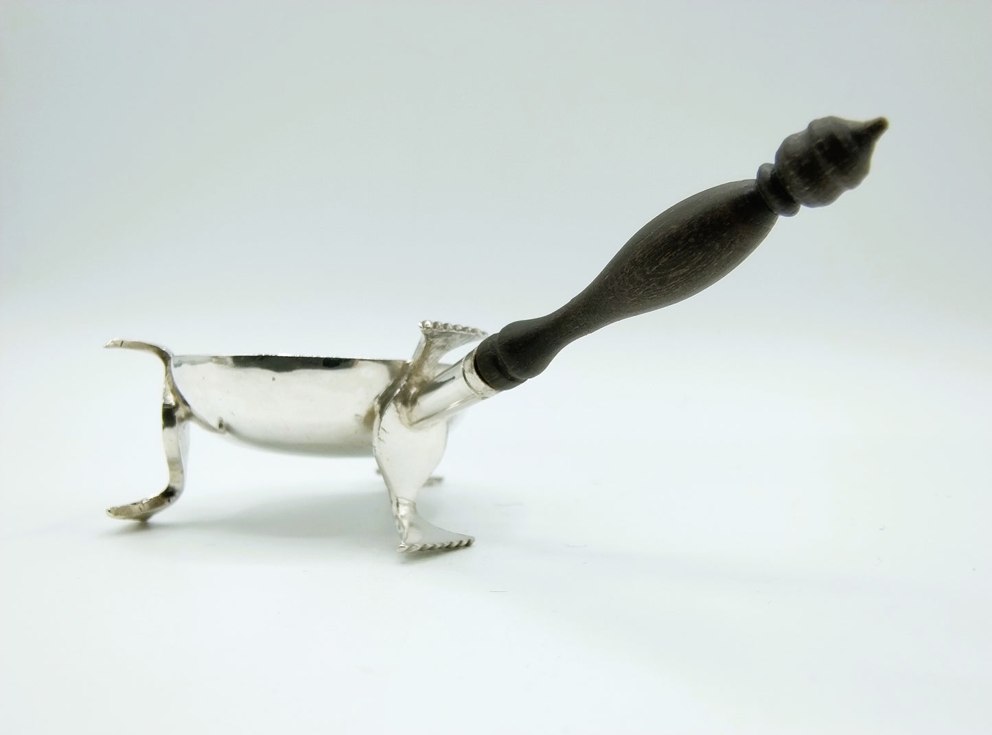 Zilveren miniatuur komfoor, W. van Strant, Amsterdam, 1735