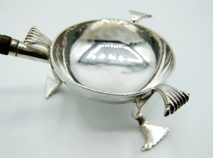 Zilveren miniatuur komfoor, W. van Strant, Amsterdam, 1735
