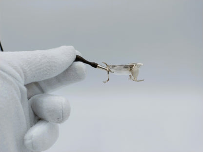 Zilveren miniatuur komfoor, W. van Strant, Amsterdam, 1735