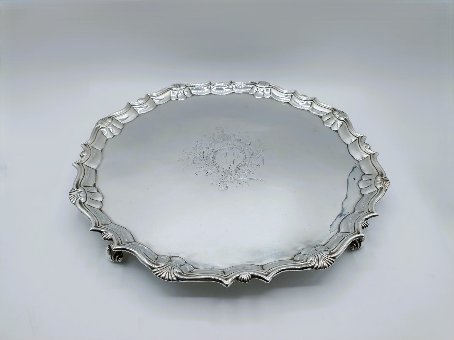 Silver cabaret, R. Abercomby, London, 1741