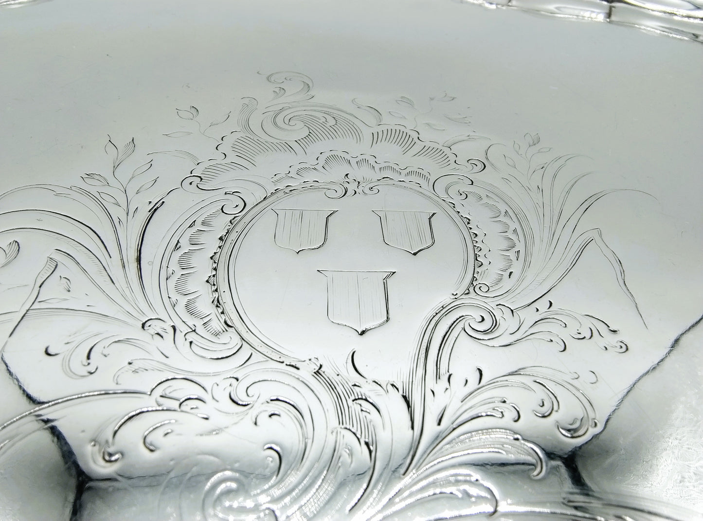 Silver cabaret, R. Abercomby, London, 1741