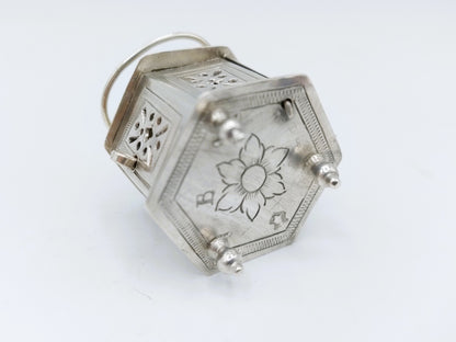 Zilveren miniatuur stoof, A. Vorsterman, Amsterdam, ca. 1670