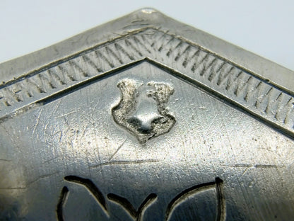 Zilveren miniatuur stoof, A. Vorsterman, Amsterdam, ca. 1670