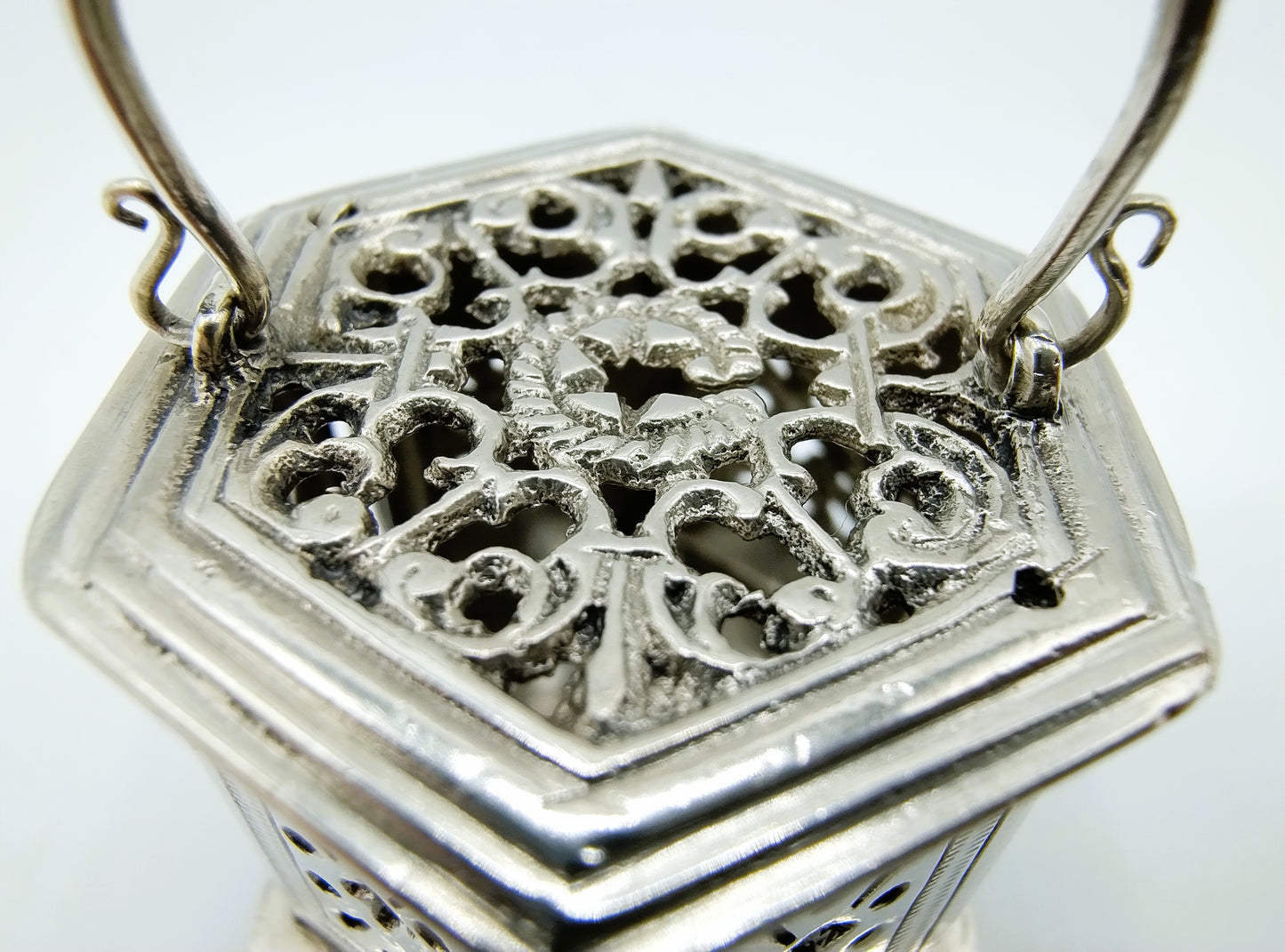 Zilveren miniatuur stoof, A. Vorsterman, Amsterdam, ca. 1670