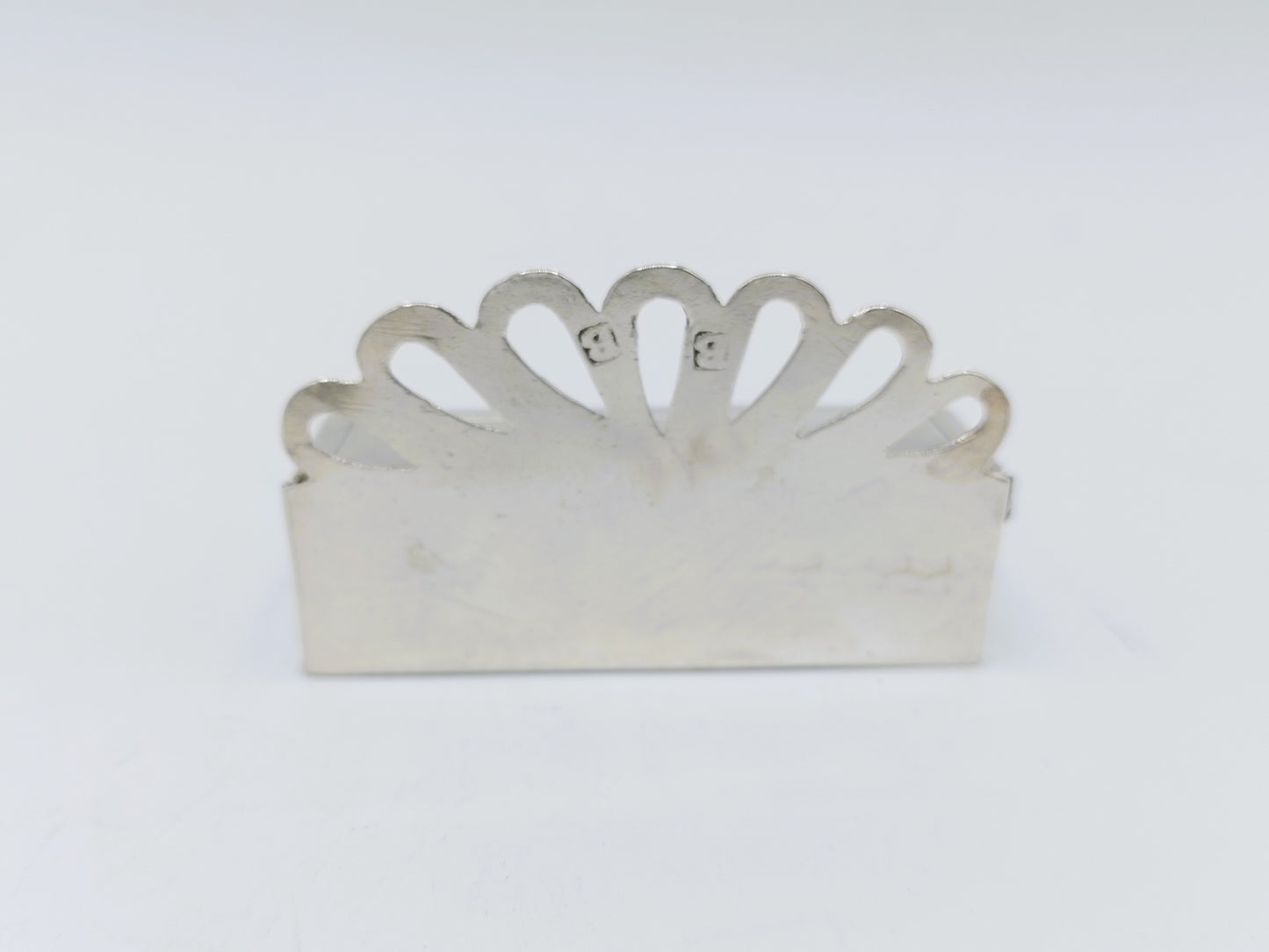 Zilveren miniatuur kaarsenbak, J. Breda, Amsterdam, ca. 1690