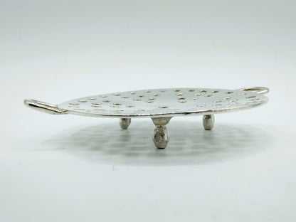 Zilveren miniatuur vergiet, Amsterdam, ca. 1720