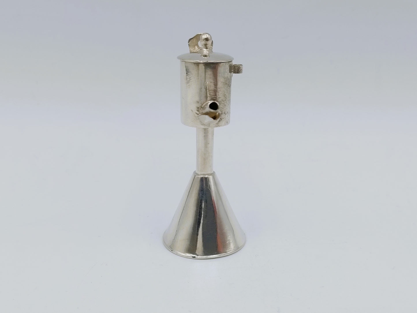 Silver miniature snuffer, 18th century