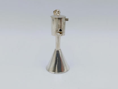 Silver miniature snuffer, 18th century