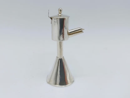 Silver miniature snuffer, 18th century