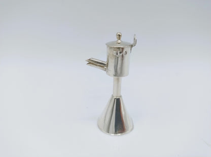 Silver miniature snuffer, 18th century