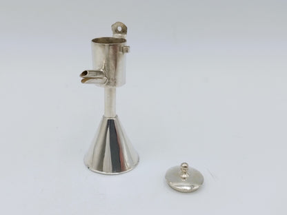 Silver miniature snuffer, 18th century