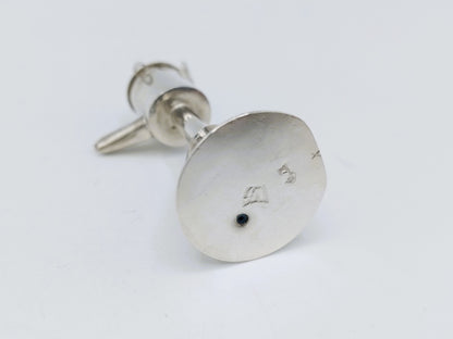 Silver miniature snuffer, 18th century