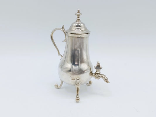 Zilveren miniatuur kraantjeskan, A. van Geffen, Amsterdam, 1759