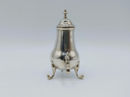 Zilveren miniatuur kraantjeskan, A. van Geffen, Amsterdam, 1759