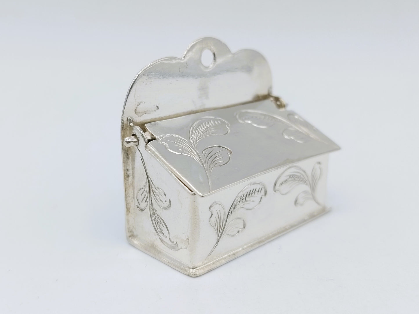 Zilveren miniatuur kaarsenbak, A. van der Hoeff, Haarlem, ca. 1720