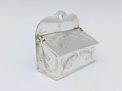 Zilveren miniatuur kaarsenbak, A. van der Hoeff, Haarlem, ca. 1720