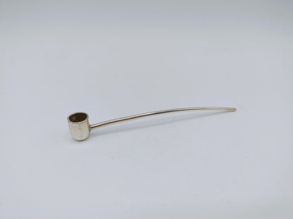 Silver miniature pipe with pseudo-mark, 19th century