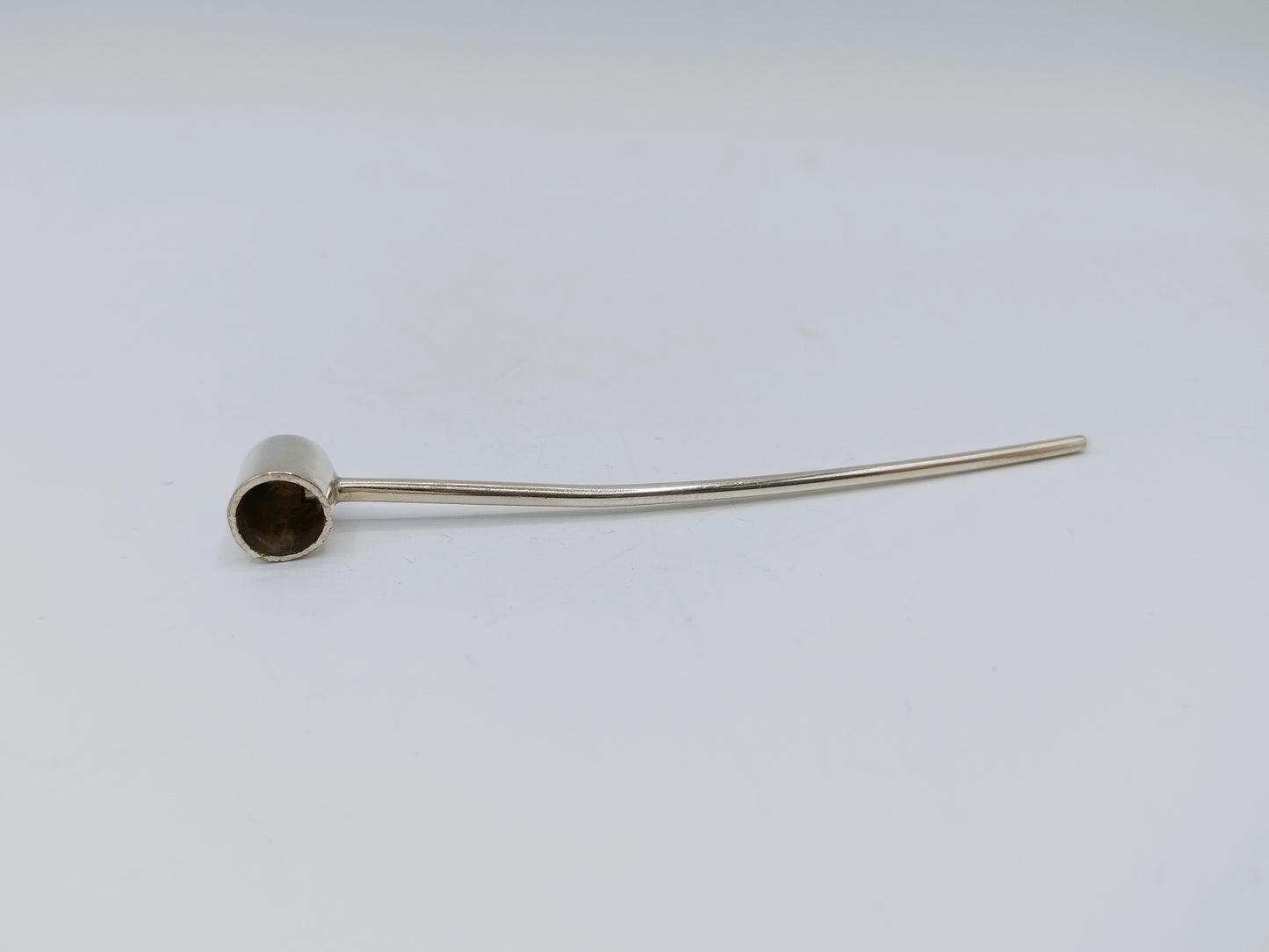 Silver miniature pipe with pseudo-mark, 19th century