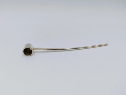 Silver miniature pipe with pseudo-mark, 19th century