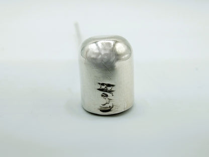 Silver miniature pipe with pseudo-mark, 19th century