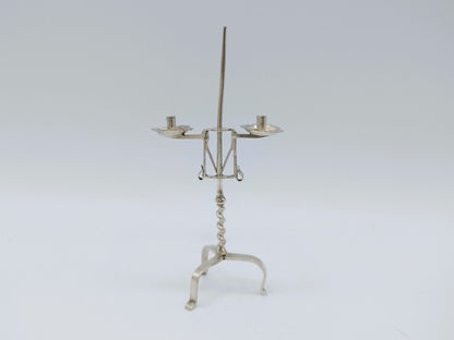 Silver miniature candlestick, A. Vis, Amsterdam, 1764