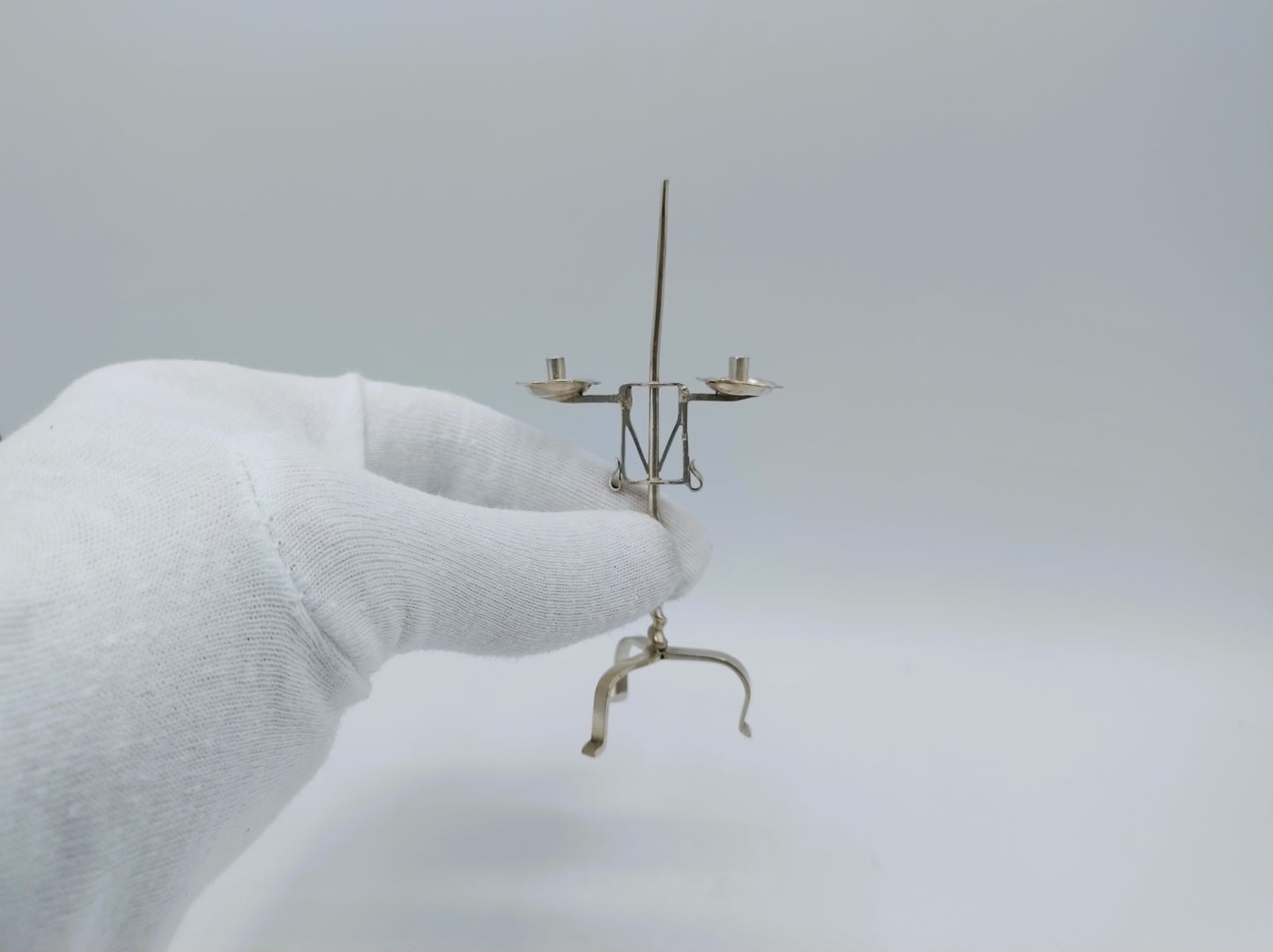 Silver miniature candlestick, A. Vis, Amsterdam, 1764