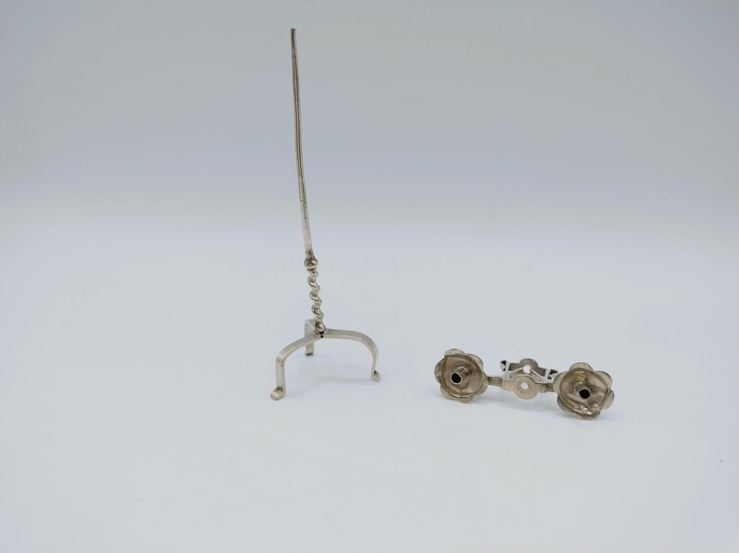 Silver miniature candlestick, A. Vis, Amsterdam, 1764