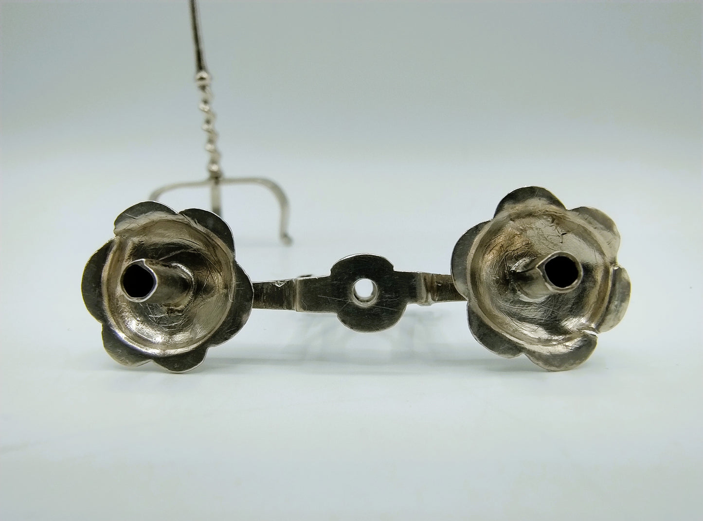 Silver miniature candlestick, A. Vis, Amsterdam, 1764