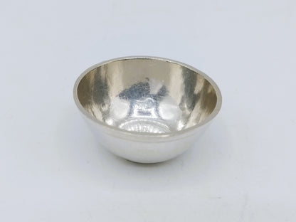 Zilveren miniatuur kom, W. van Strant, Amsterdam, 1741