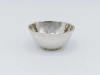 Zilveren miniatuur kom, W. van Strant, Amsterdam, 1741