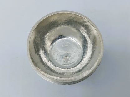 Zilveren miniatuur kom, W. van Strant, Amsterdam, 1741