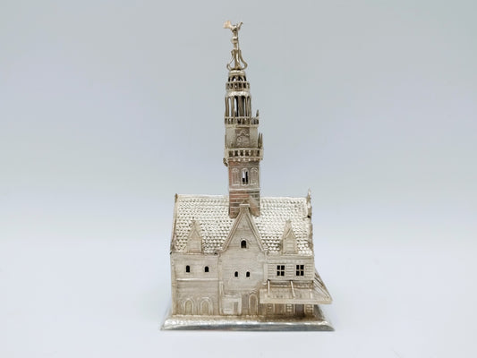 Miniature silver weigh house, D.J. Levert, Alkmaar, 1913