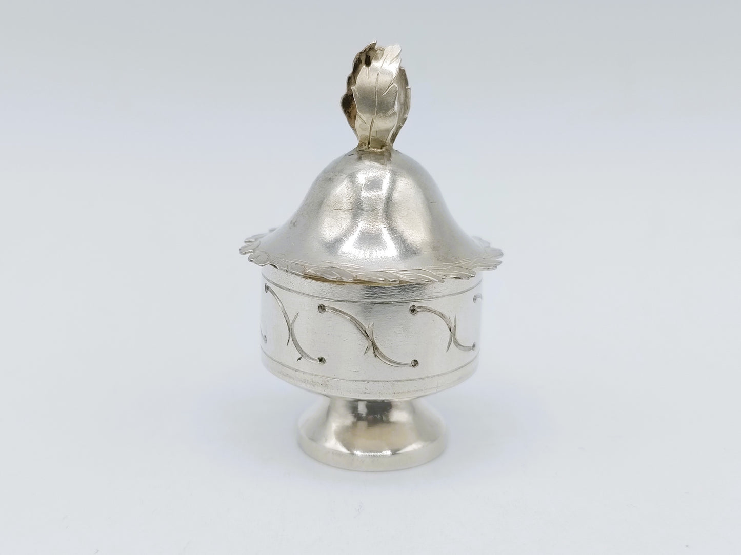 Miniatur-Tabakdose aus Silber, H. Duller, Amsterdam, 1782