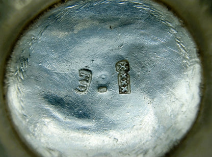 Miniatur-Tabakdose aus Silber, H. Duller, Amsterdam, 1782