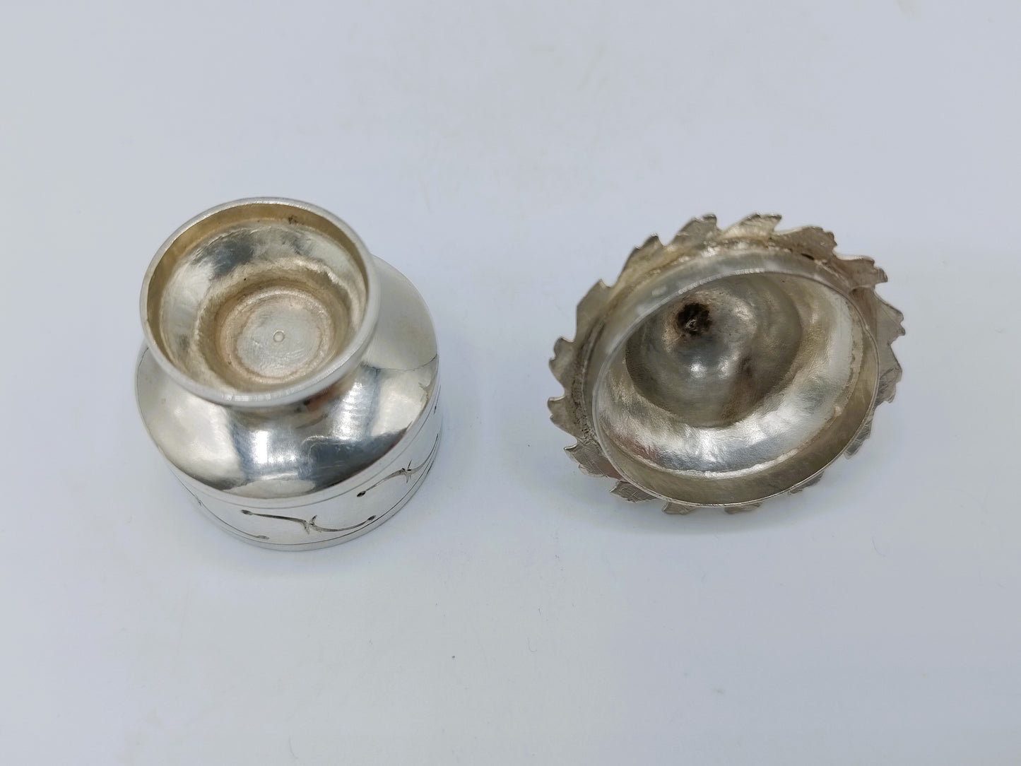 Miniatur-Tabakdose aus Silber, H. Duller, Amsterdam, 1782
