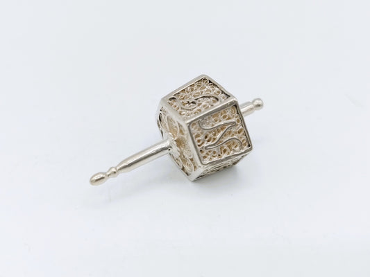 Zilveren miniatuur tol, 18e eeuws