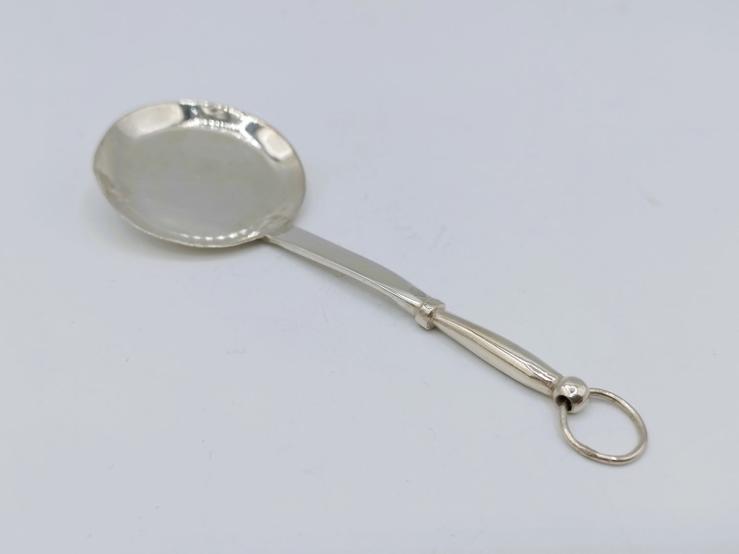 Zilveren miniatuur braadpan, J. Borduur, Amsterdam, 1756