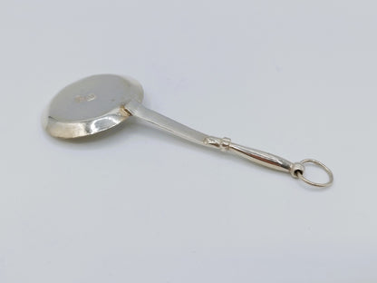 Zilveren miniatuur braadpan, J. Borduur, Amsterdam, 1756
