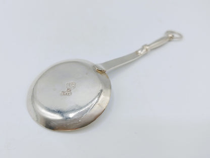 Zilveren miniatuur braadpan, J. Borduur, Amsterdam, 1756