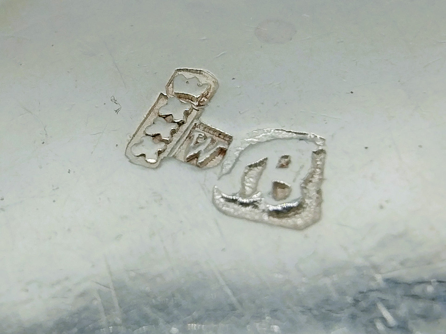 Zilveren miniatuur braadpan, J. Borduur, Amsterdam, 1756