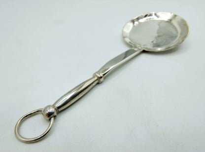Zilveren miniatuur braadpan, J. Borduur, Amsterdam, 1756