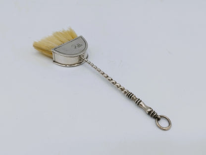 Zilveren miniatuur bezem, J. van Geffen, Amsterdam, 1774