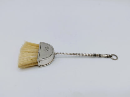 Zilveren miniatuur bezem, J. van Geffen, Amsterdam, 1774