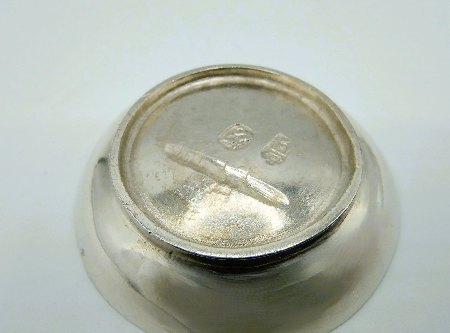 Zilveren miniatuur, bord en kom, F. van Strant I, Amsterdam, ca. 1715