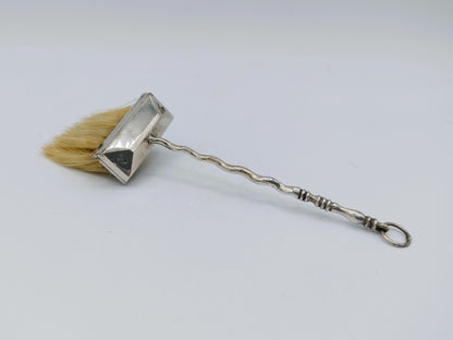 Zilveren miniatuur bezem, A. van Geffen, Amsterdam, 1741