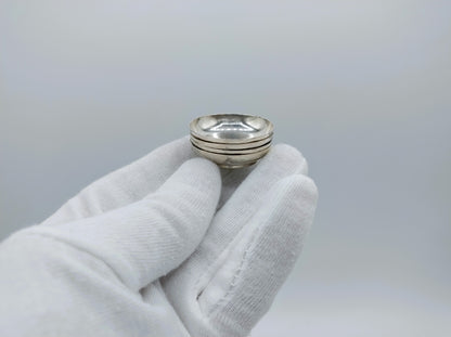Zilveren miniatuur borden, 4x, C. Coutrier, Amsterdam, ca. 1730