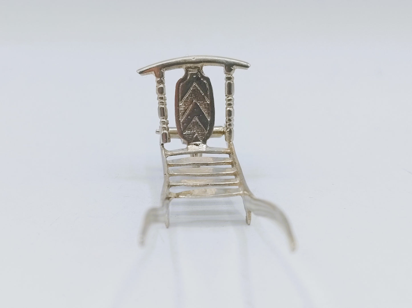 Silberne Miniatur-Schubkarre, 18. Jahrhundert